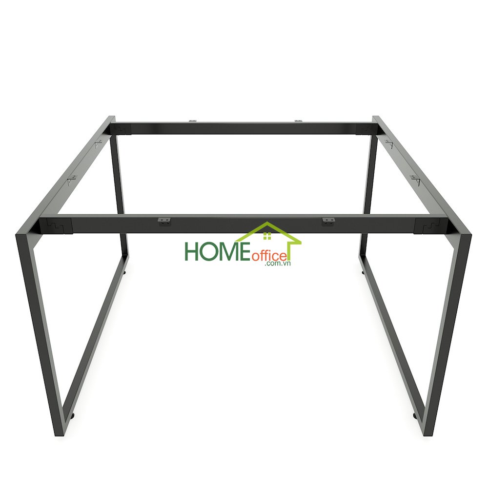Chân sắt lắp ráp cho bàn 120x120cm hệ Slean