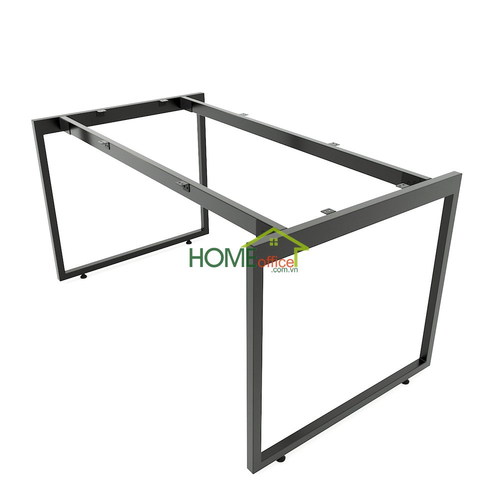 Chân sắt lắp ráp bàn 140x80cm hệ Slean