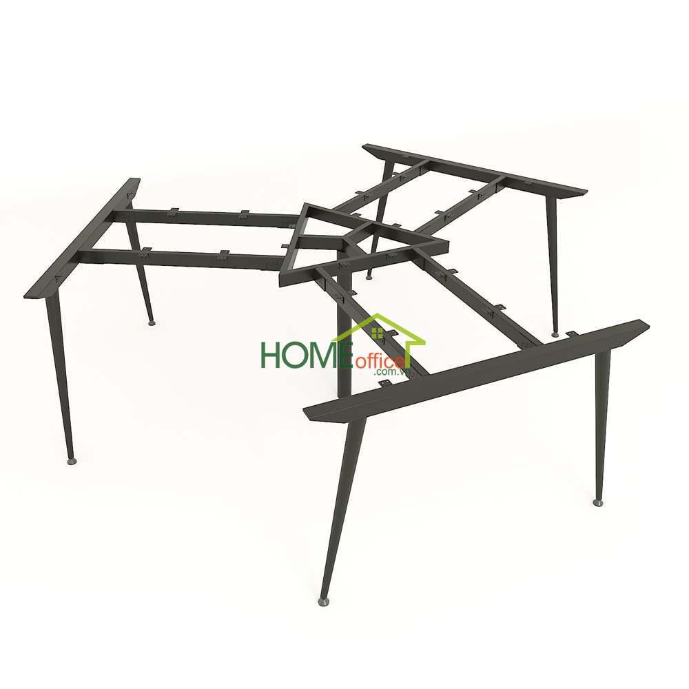 Chân bàn sắt cụm 3 hệ cone lắp ráp