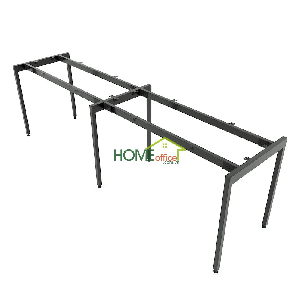 chân sắt lắp ráp cho bàn cụm 2 người kích thước 2m4