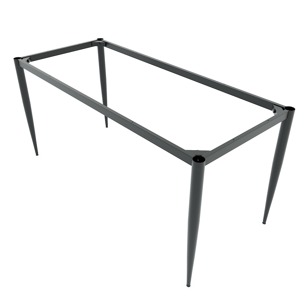 chân sắt côn cho bàn 1m6