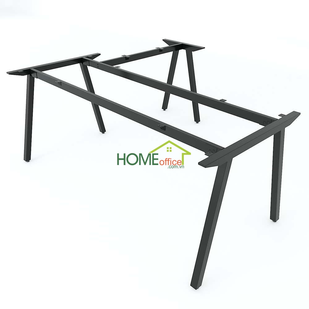 Chân bàn sắt cơ cấu lắp ráp sơn tĩnh điện