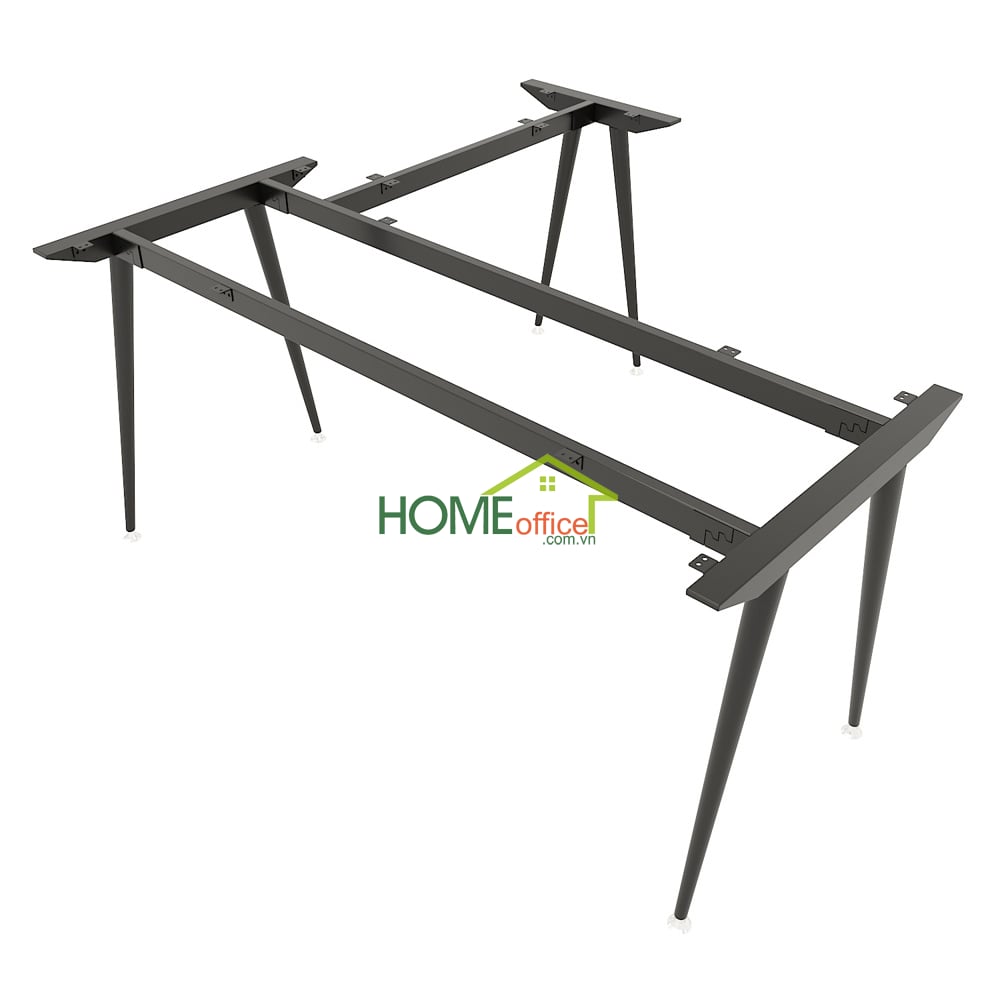 chân sắt lắp ráp cho bàn chữ l