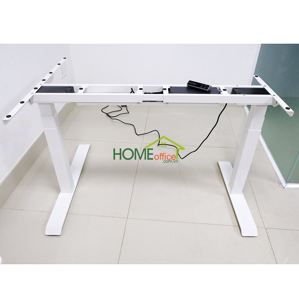 chân bàn điện nâng hạ chiều cao góc L