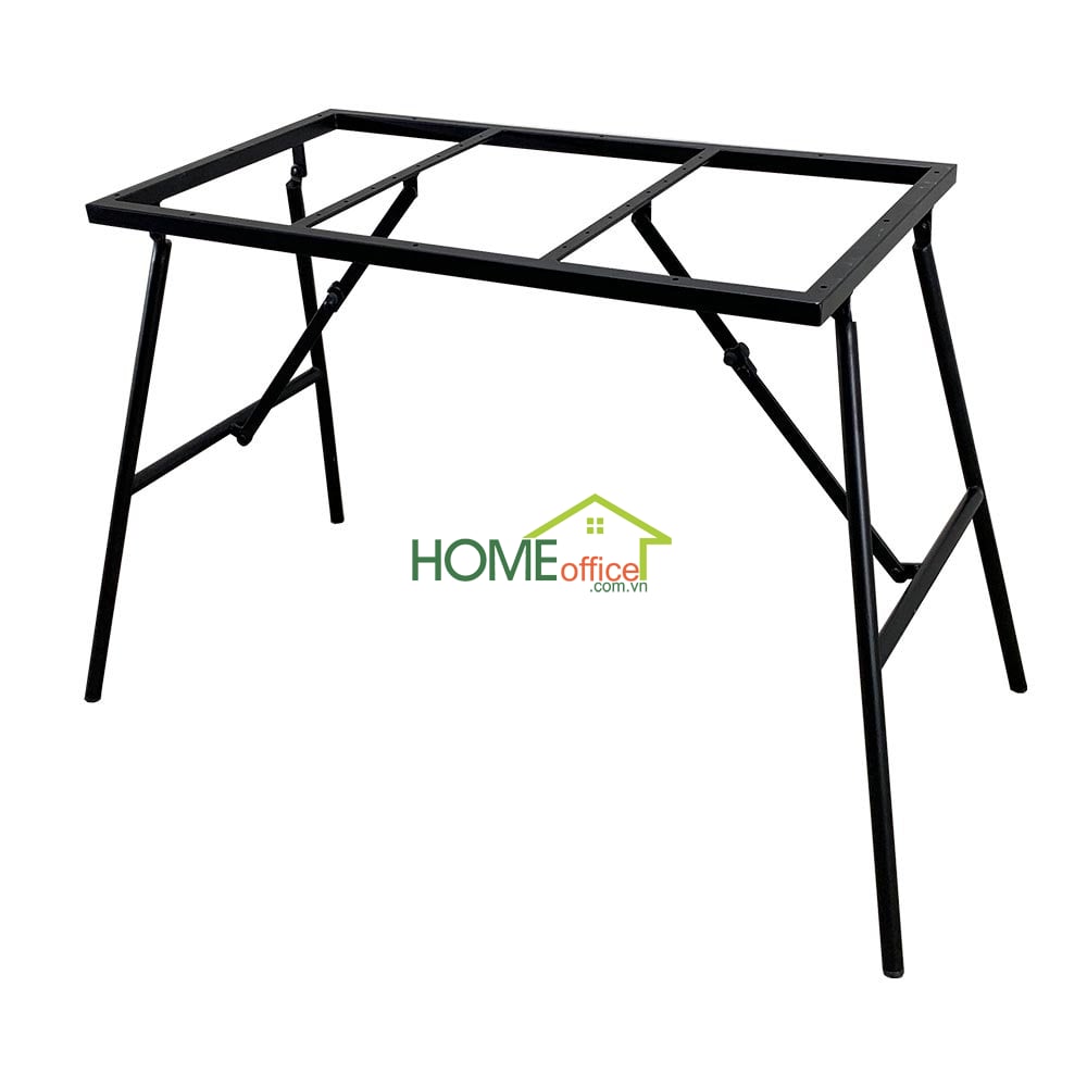 Chân bàn gấp gọn cao 73cm sơn tĩnh điện