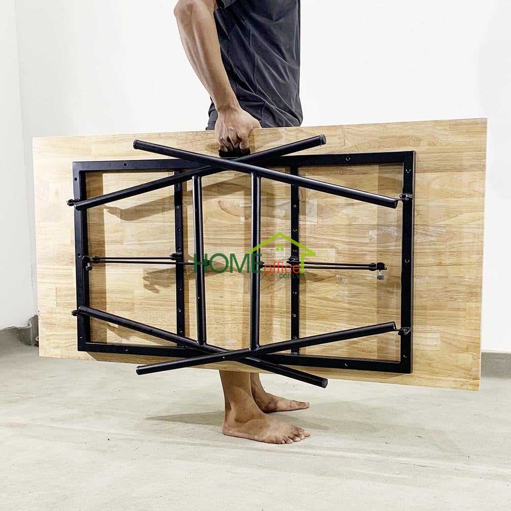 Chân bàn sắt gấp gọn sơn tĩnh điện