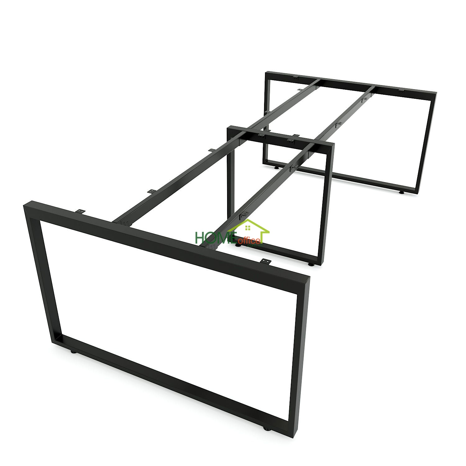 Chân sắt bàn họp hệ Rectang 120x240cm lắp ráp