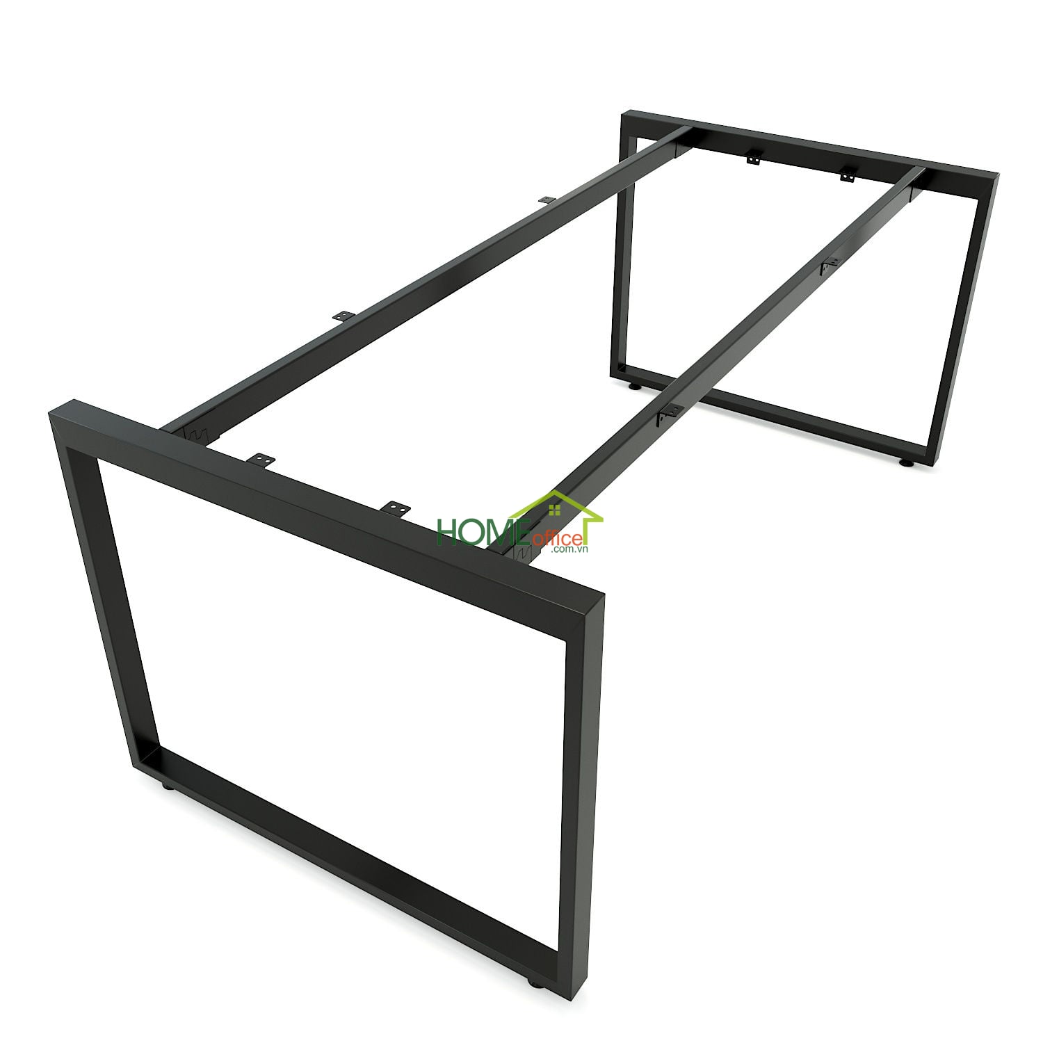 Chân sắt bàn họp hệ Rectang 90x180cm lắp ráp