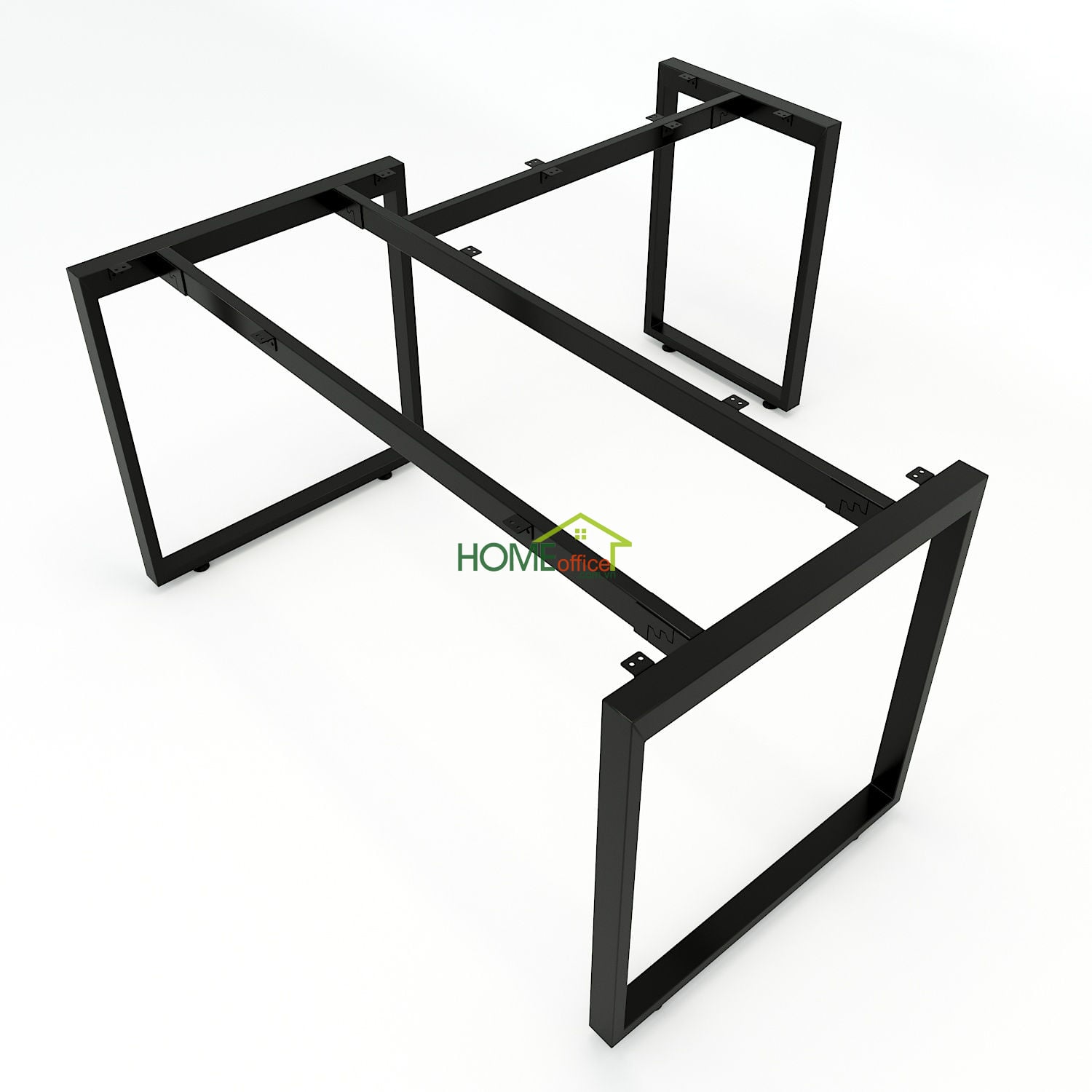 Chân bàn chữ L hệ Rectang 140x150cm lắp ráp