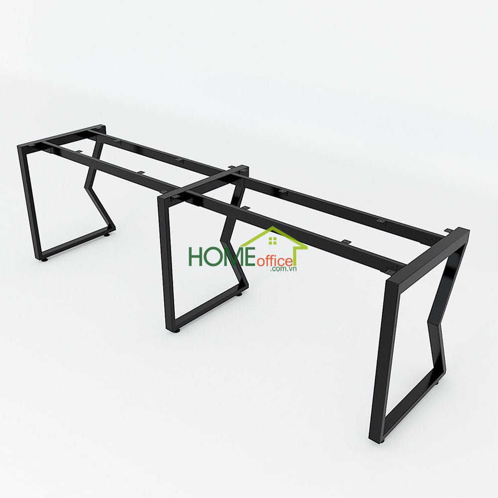 Chân sắt lắp ráp cho bàn cụm 2 nối tiếp