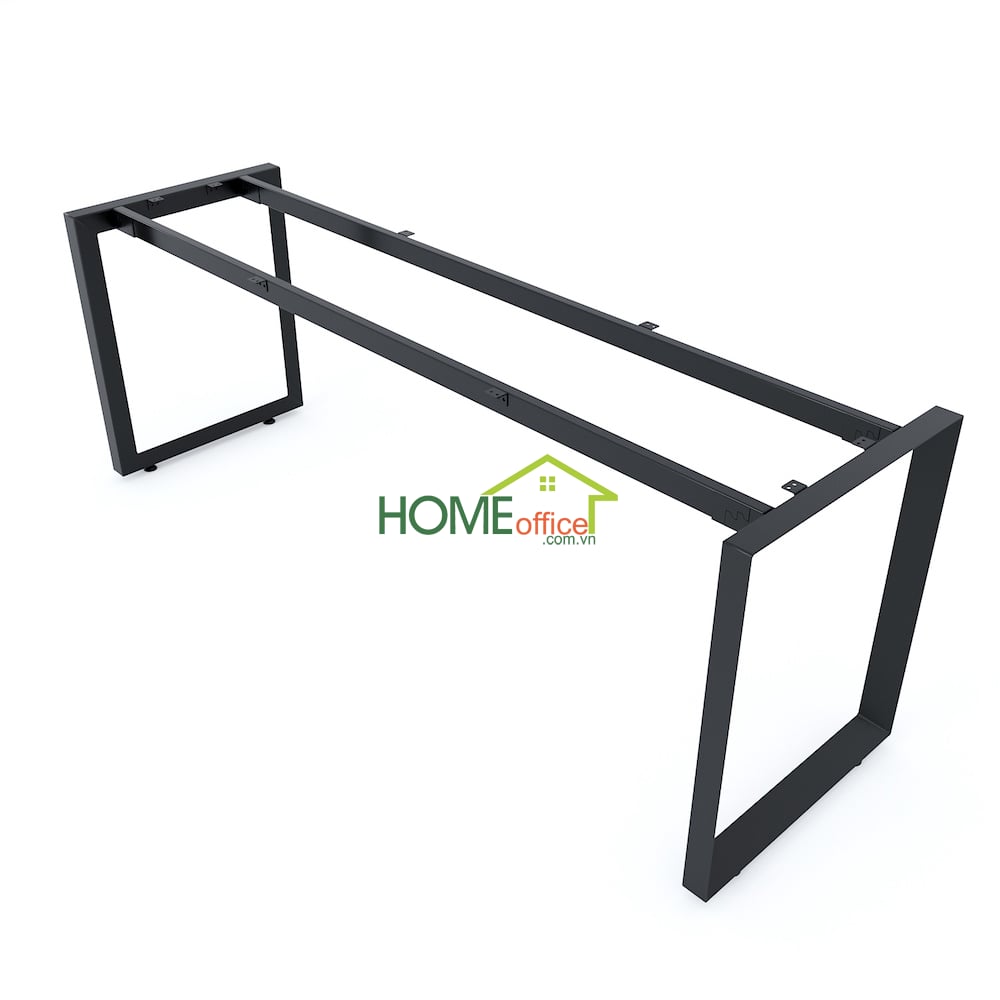 Chân sắt tam giác cho bàn 200x60cm hệ Trian II Concept