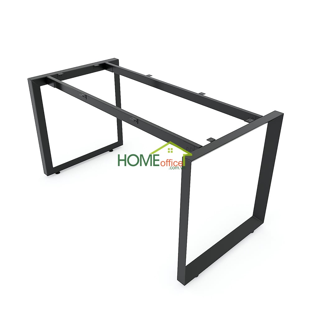Chân sắt tam giác cho bàn 140x70cm hệ Trian II Concept