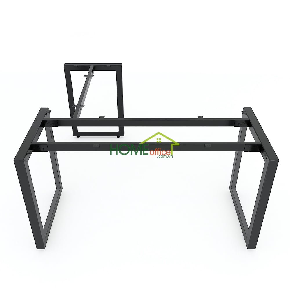 Chân sắt tam giác cho bàn chữ L 140x140cm