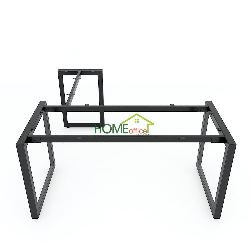 Chân sắt tam giác cho bàn chữ L 160x150cm
