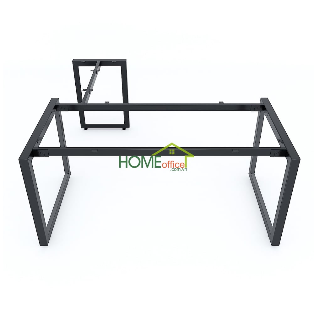 Chân sắt tam giác cho bàn chữ L 160x160cm
