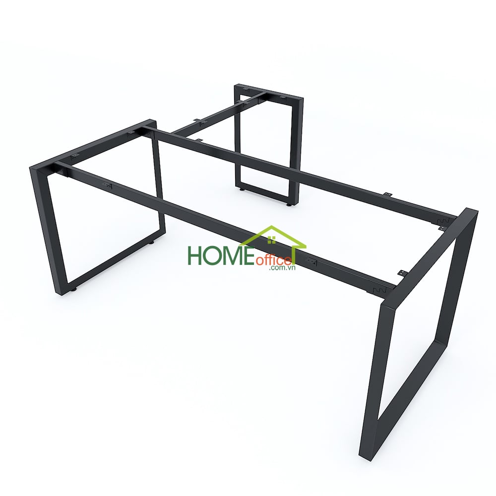 Chân sắt tam giác cho bàn chữ L 180x160cm