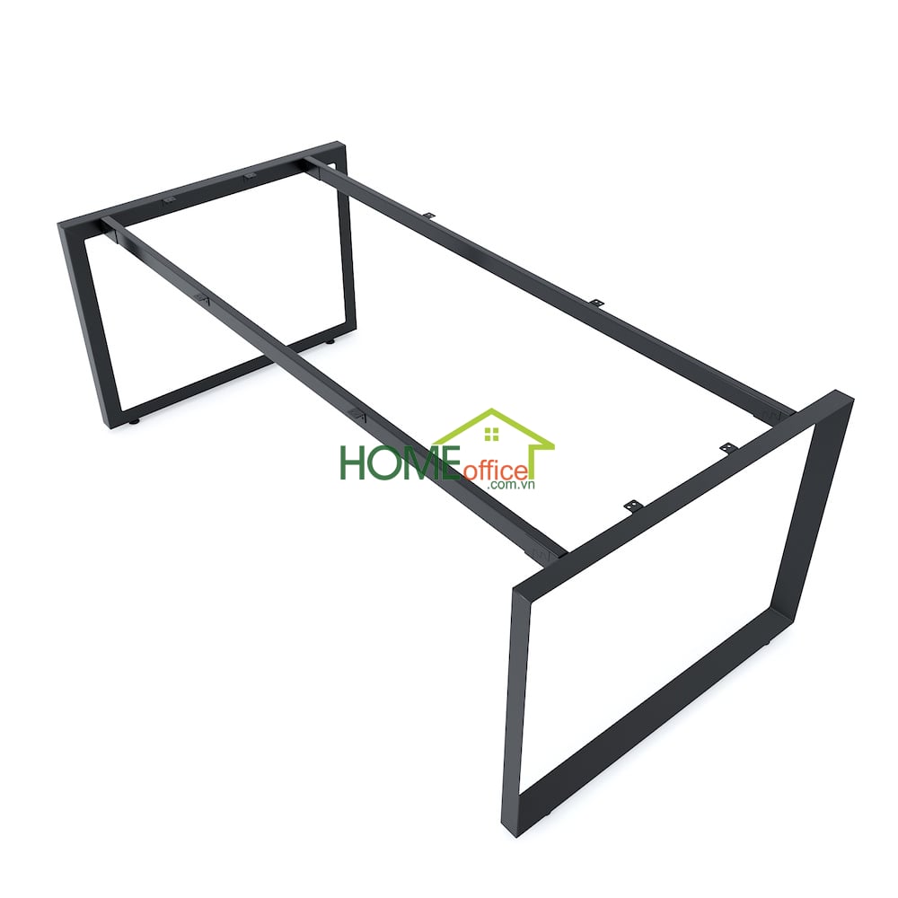 Chân sắt tam giác cho bàn 180x90cm hệ Trian II Concept