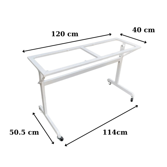 Chân bàn gấp gọn có bánh xe CHB68046 Chân bàn gấp gọn có bánh xe CHB68046