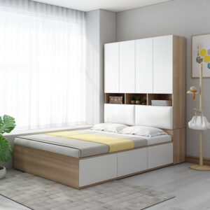 Giường đa năng đệm kèm tủ đầu giường GN-20