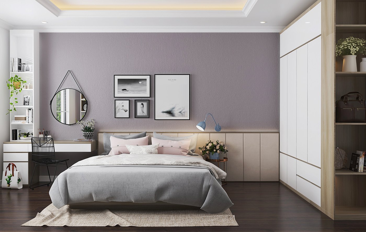 Bộ phòng ngủ tủ kịch trần - 09