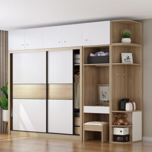 Tủ quần áo cánh lùa đa năng gỗ công nghiệp TA-145