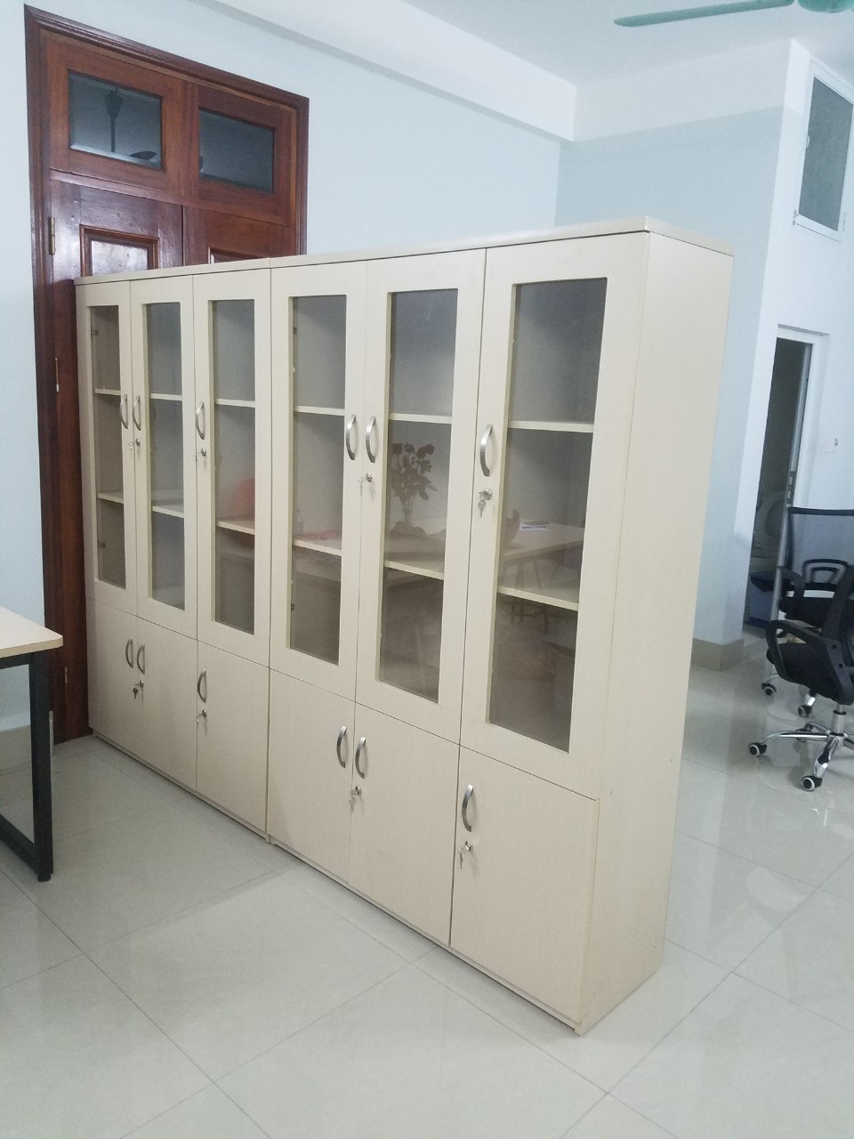 Tủ tài liệu 3 cánh vân sồi TTLG-5-383-12
