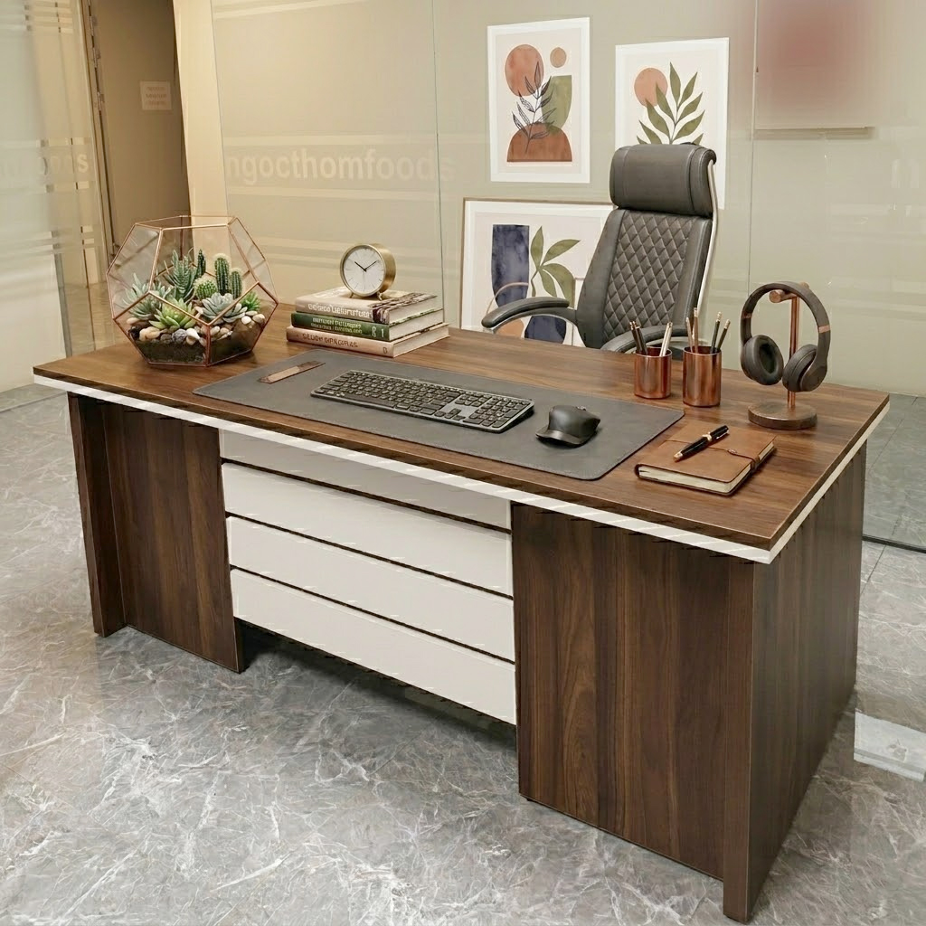 Bàn làm việc quản lý giám đốc 02 1m6 BGD-2