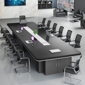 Bàn họp văn phòng có hộc tiện lợi 4m