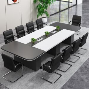Bàn họp văn phòng bo góc 3m6
