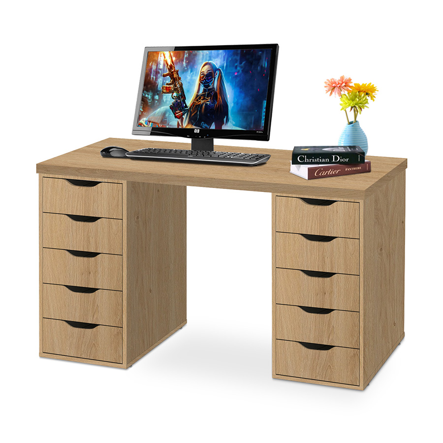 Bàn làm việc ikea chữ L gaming BIK-L2NK-388T
