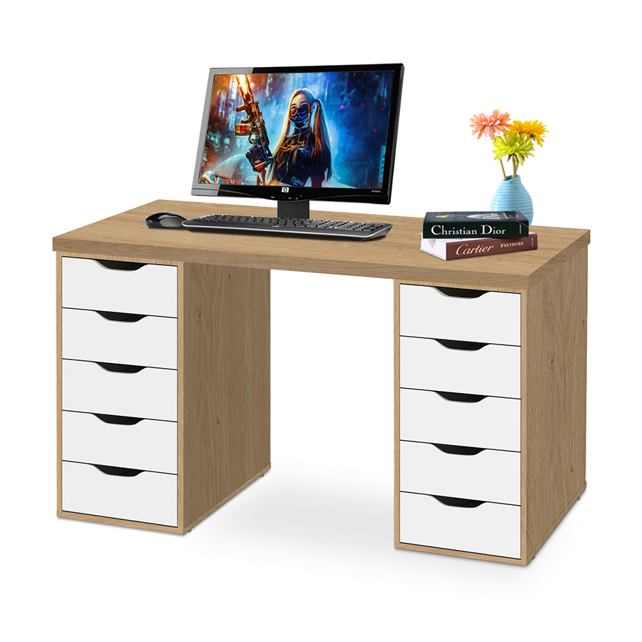Bàn làm việc ikea chữ L gaming BIK-L2NK-388T