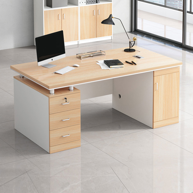 Bàn làm việc cho quản lý Uri trắng BQL-UriT-14