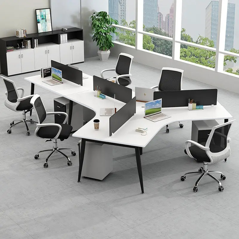 Bàn làm việc văn phòng cụm 8 người Cone Space (ZikZak)