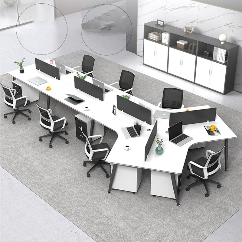 Bàn làm việc văn phòng cụm 8 người Cone Space (ZikZak)