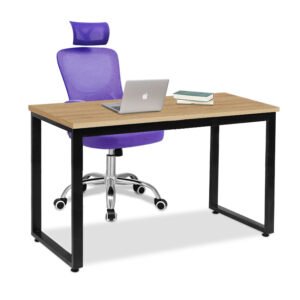 Bàn làm việc khung sắt U Đen BCS-U12-D388