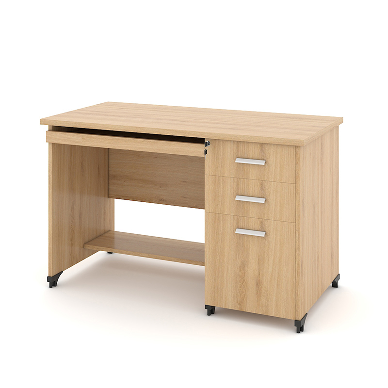 Bàn văn phòng CL12HS-4 ngăn bàn phím kèm tủ