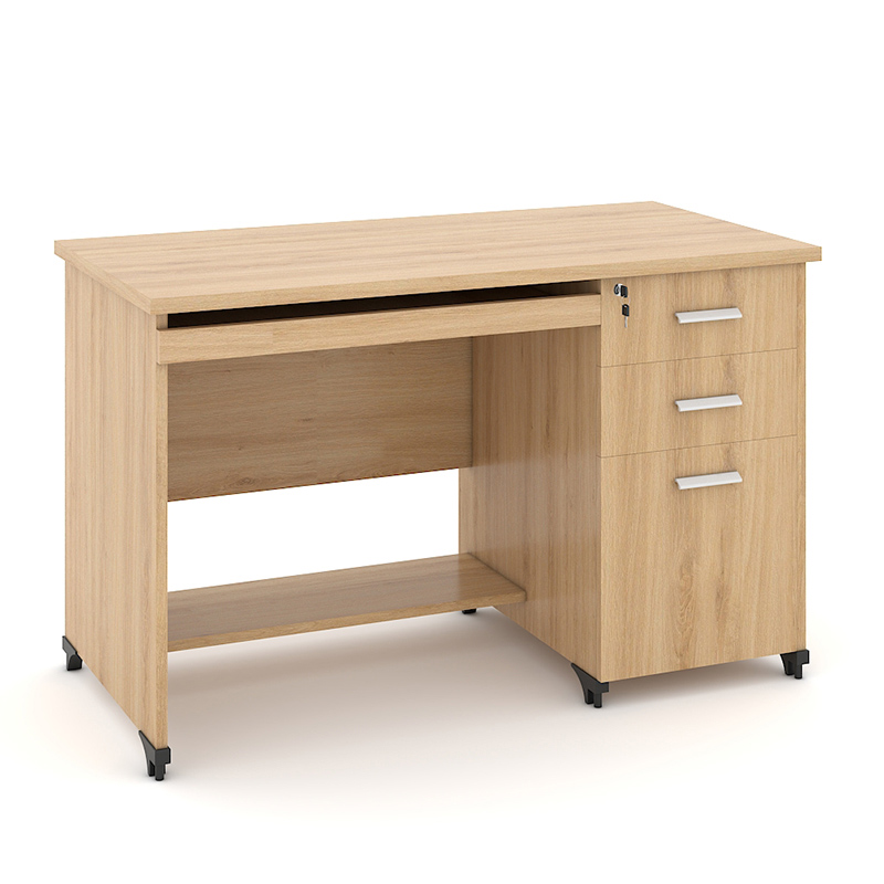 Bàn văn phòng CL12HS-4 ngăn bàn phím kèm tủ