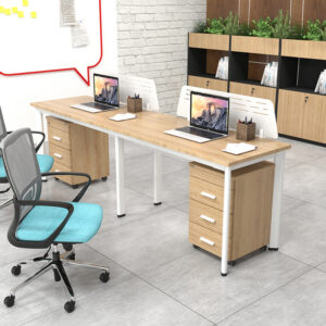 Bàn làm việc cụm 2 người Oval 2m4 OV2406
