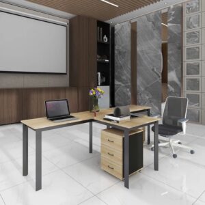 Cụm bàn làm việc 2 người chữ t thiết kế tiện lợi