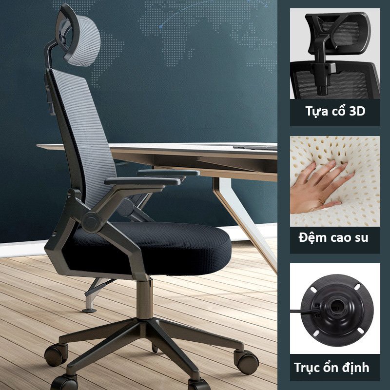ghe-xoay-tua-dau-tay-gap2013 Ghế Xoay Tựa Đầu Tay Gập - TĐTG09