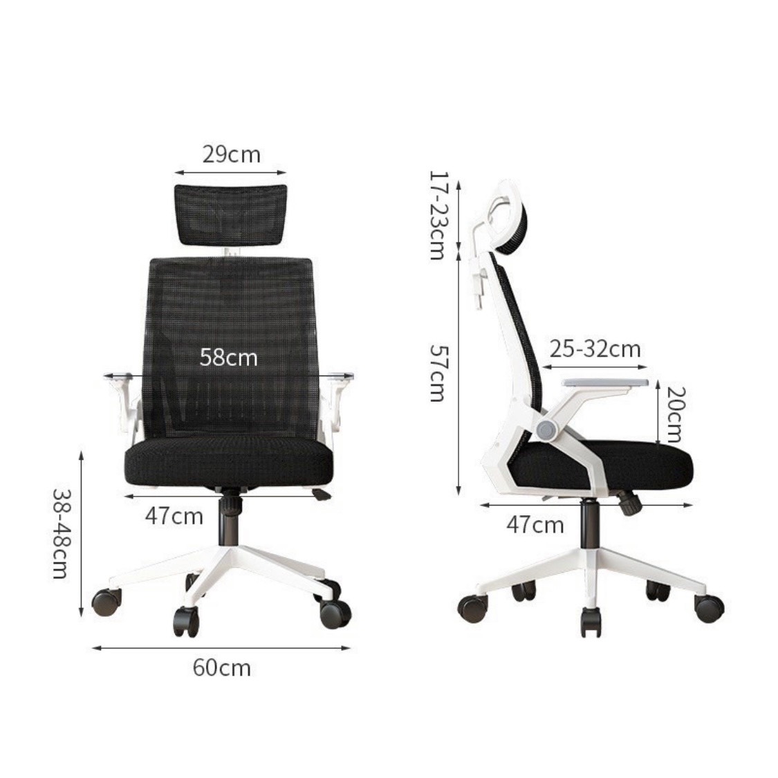 ghe-xoay-tua-dau-tay-gap205 Ghế Xoay Tựa Đầu Tay Gập - TĐTG09