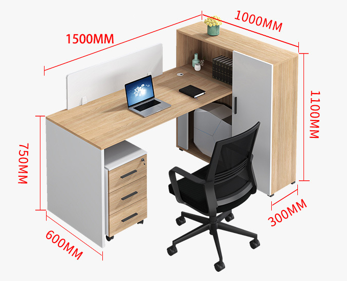 Module bàn văn phòng 2 người đẹp CB2-15