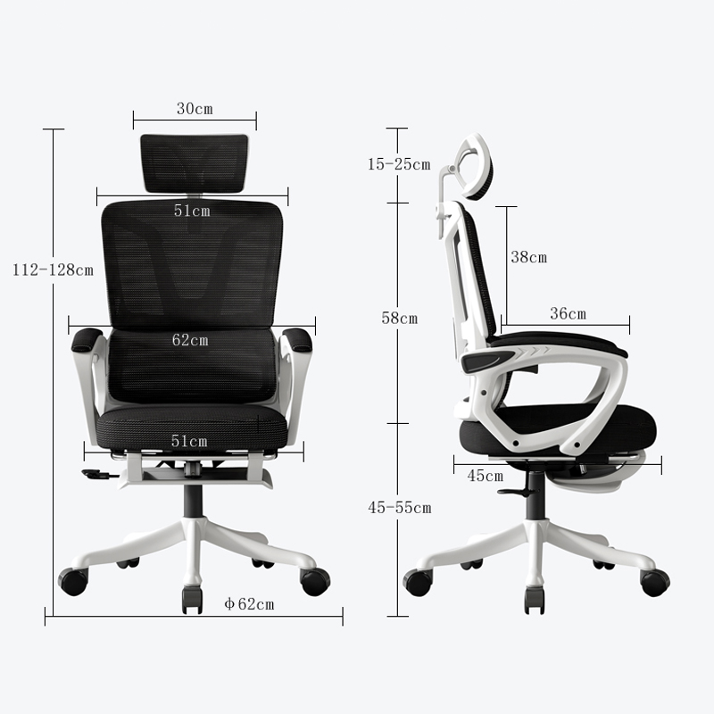 Ghế công thái học chống đau lưng có gác chân giá tốt