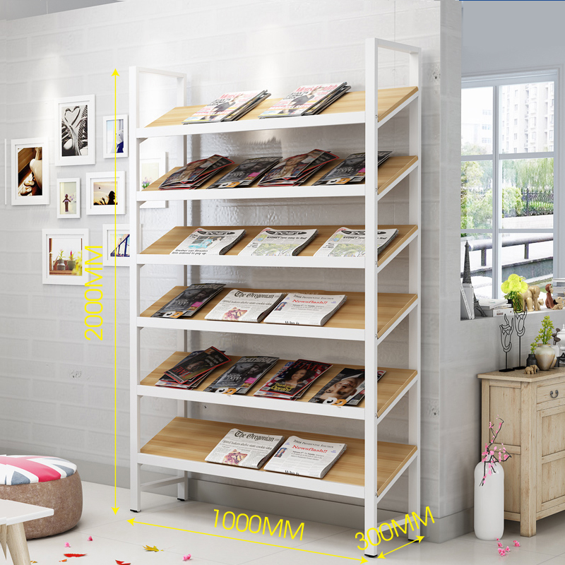 Kệ trưng bày tạp chí & catalogue khung sắt KTT16