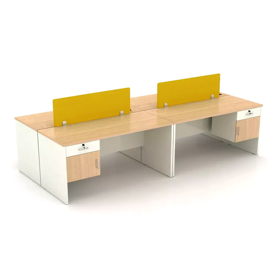 Modul Bàn Làm Việc 2 người Liền Hộc CB2-HT-383T