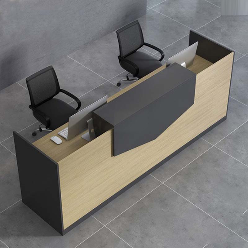 Quầy lễ tân ngồi 2 người QLT01