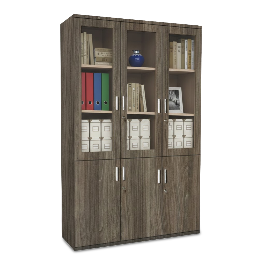 Tủ tài liệu 3 cánh vân sồi TTLG-5-383-12