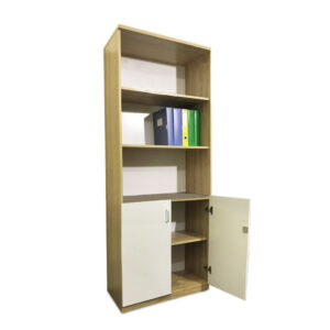 Tủ tài liệu 3 tầng trên và 2 cánh dưới
