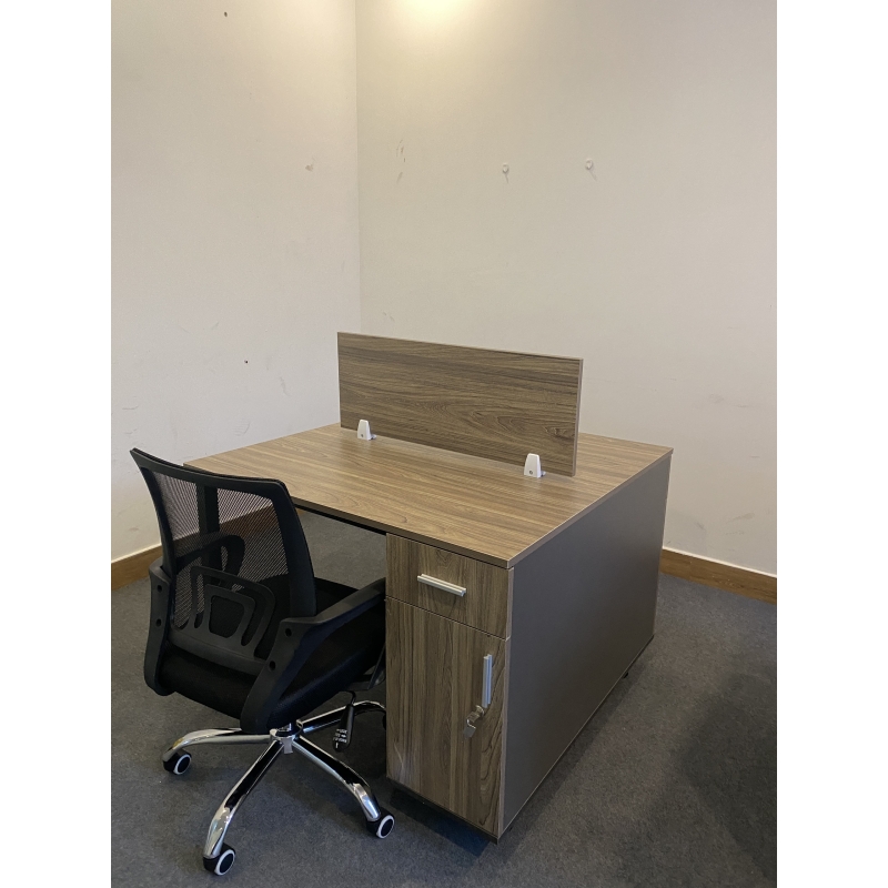 Cụm bàn làm việc gỗ mdf 2 người