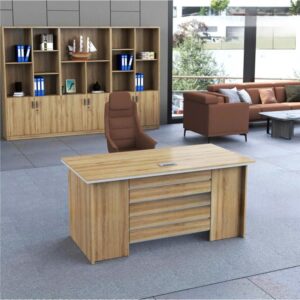 Bàn Giám Đốc Gỗ MDF Sang Trọng Đa Năng